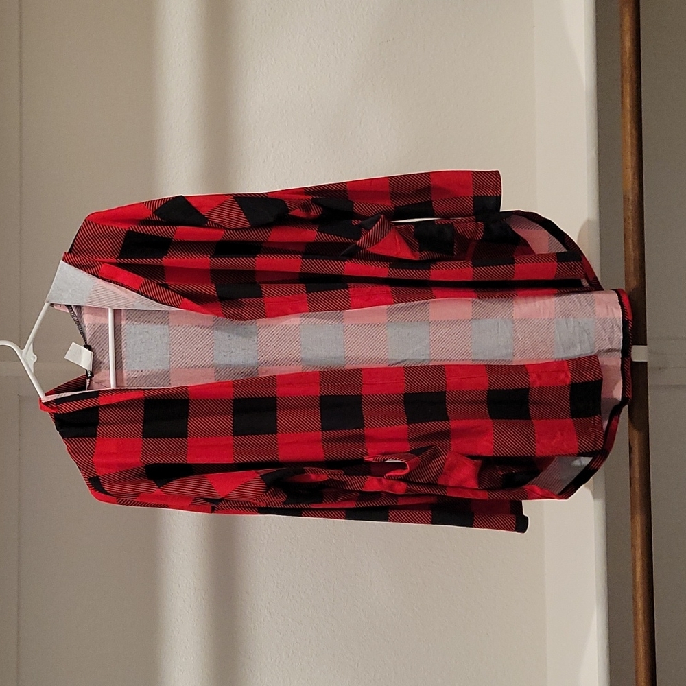 Red Buffalo Check Hoodie